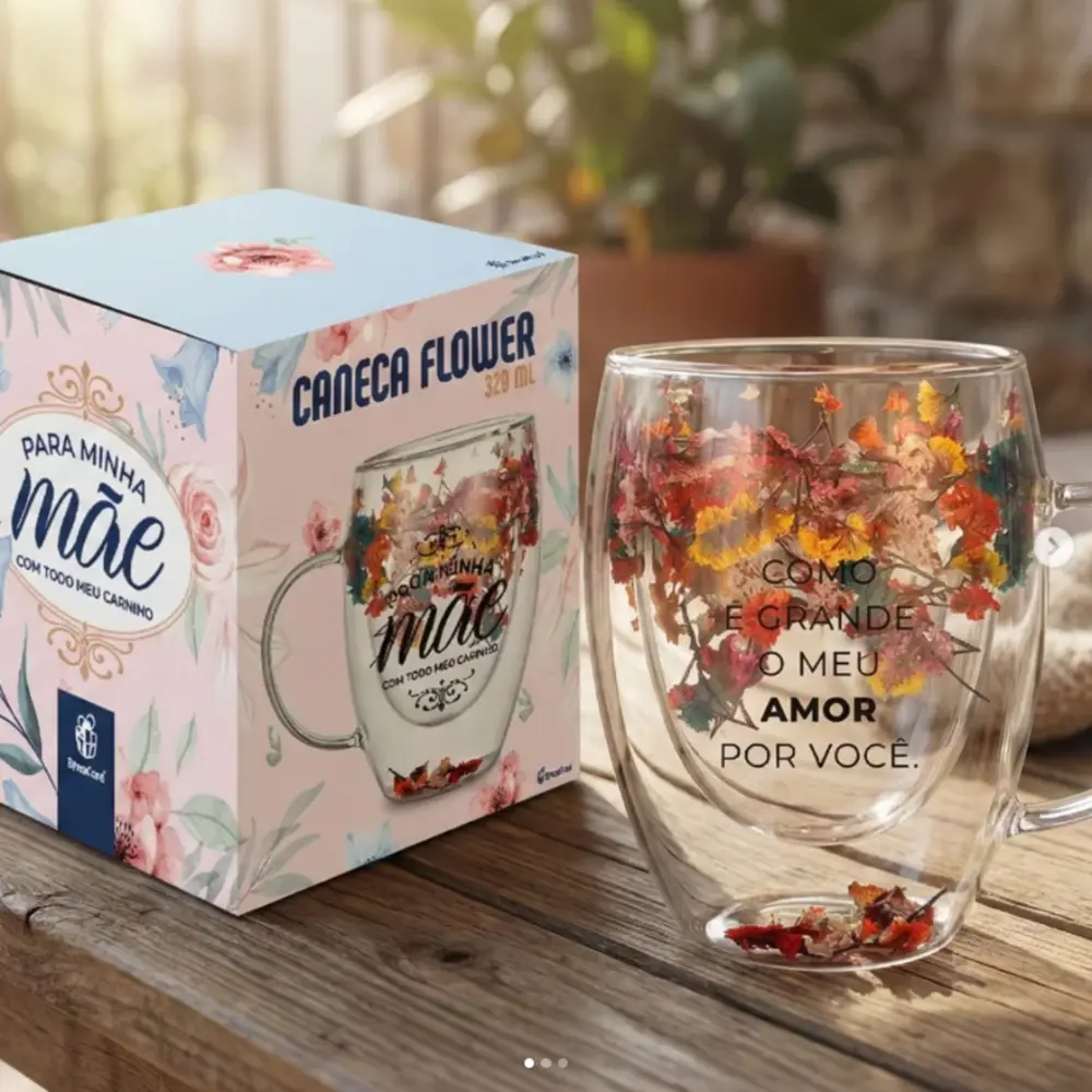 Caneca presenteável com mensagem de amor